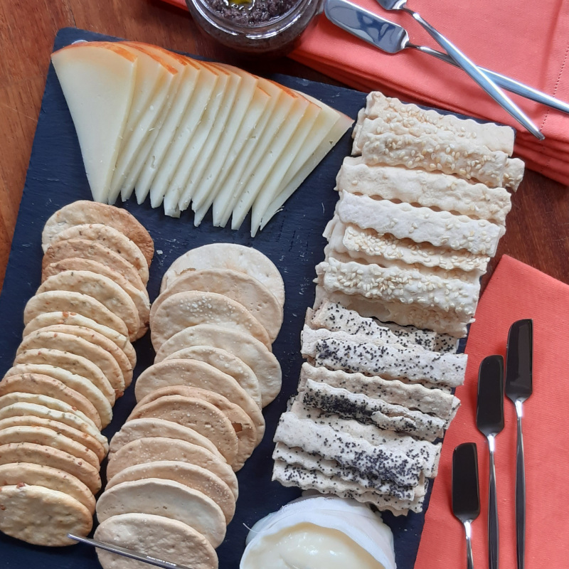 Bolachas para Tábua de Queijos